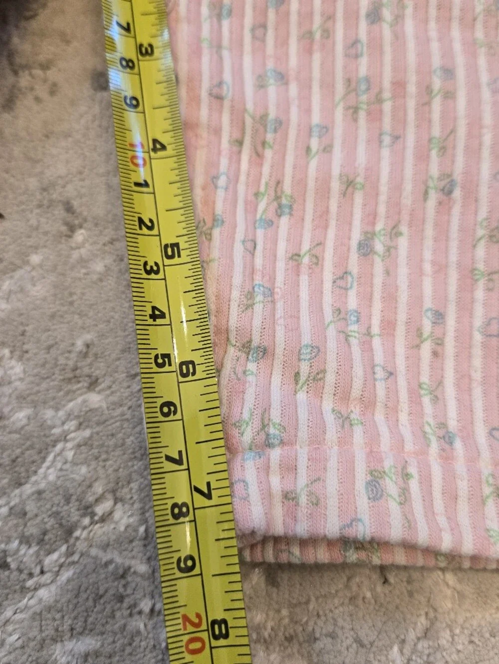 Carter's Vintage 1980s Pastel Pink Zip Up Pants Romper